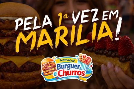 Marília entra na rota do sabor com Festival de Burger & Churros no Eco Park