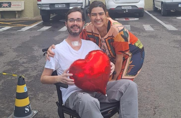 Fábio Rosa deixa a UTI após 66 dias de luta contra a morte e emociona Marília