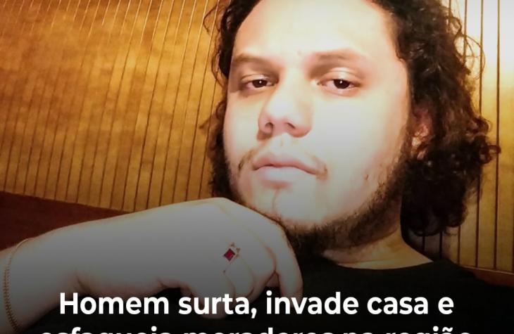 Homem surta, invade casa e esfaqueia moradores na região