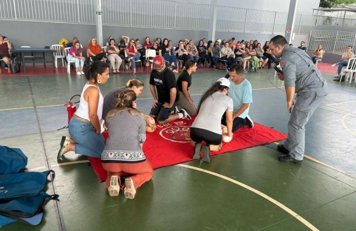 Rede municipal de Ensino realiza treinamento e formação das Brigadas de Incêndio