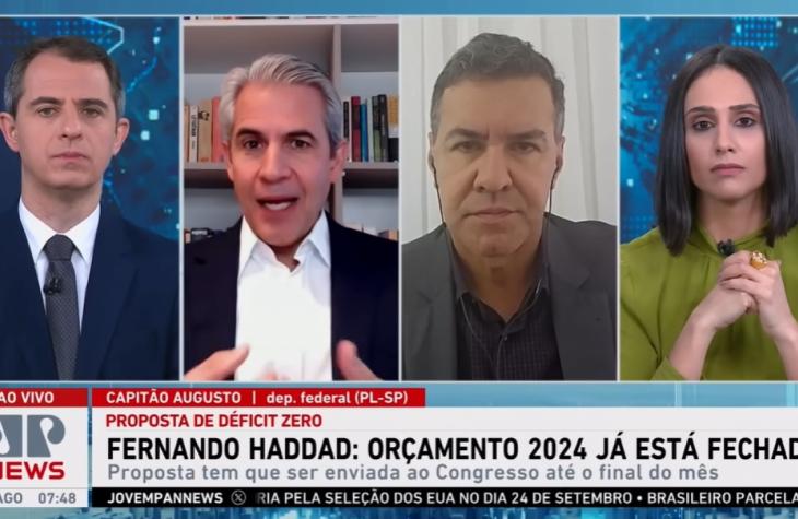 CAPITÃO AUGUSTO QUESTIONA EFICIÊNCIA FISCAL E EXPANSÃO MINISTERIAL DO GOVERNO LULA