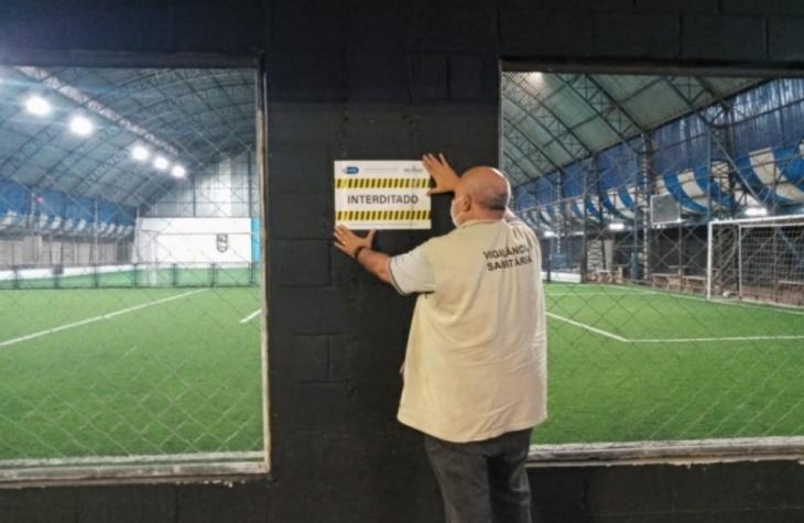 Vigilância Sanitária interdita mais dois campos de futebol em Marília