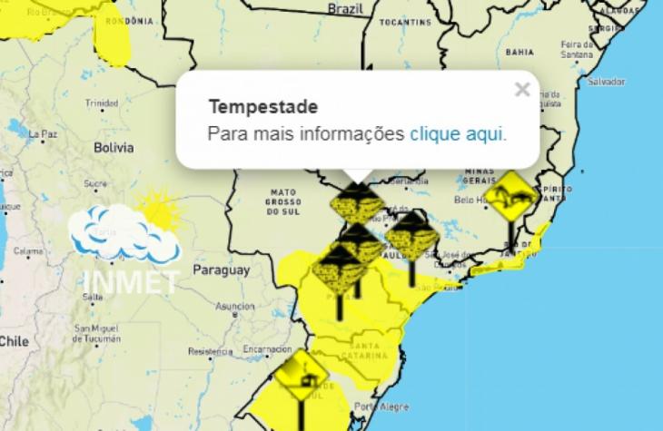 Frente fria traz vento e chuva para Marília; região tem risco de tempestade