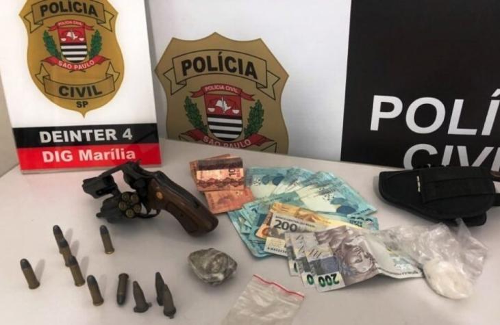 JOVEM DE 19 ANOS É PRESO POR TRÁFICO DE DROGAS NO NOVA MARÍLIA