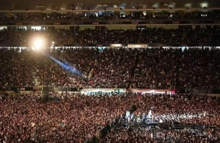 Nova Zelândia realiza show em estádio para mais de 50 mil pessoas