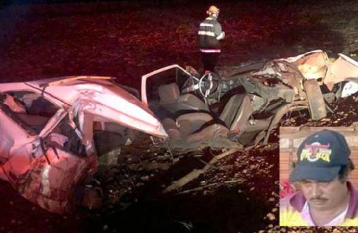 Passageiro morre após motorista colidir com um poste em Cândido Mota