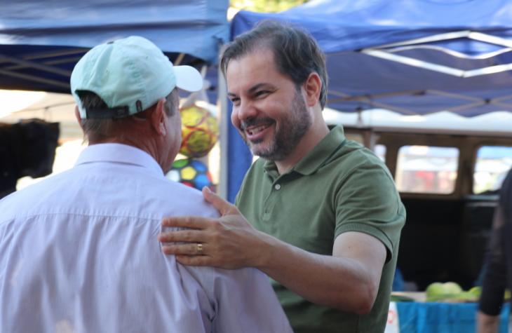 Ricardinho Mustafá (PL) recebe apoio da população nas feiras da Zona Norte e Zona Sul de Marília
