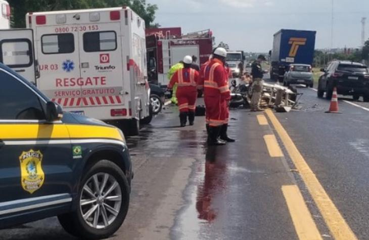 Mariliense morre em acidente de carro na BR 153