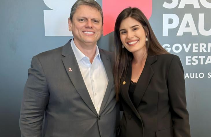 Deputada Dani Alonso e governador Tarcísio de Freitas anunciam concurso Público do HCFAMEMA 