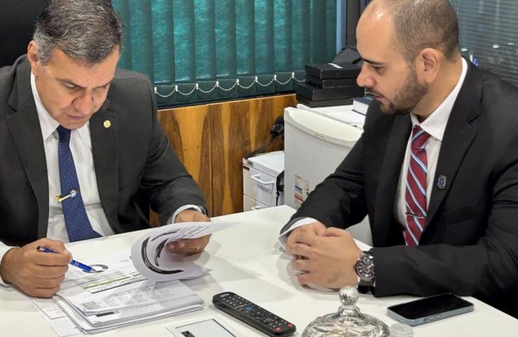 Prefeito Diogo Ceschim busca investimentos para Pompeia com Dani Alonso e Capitão Augusto