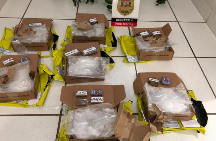 Polícia "derruba" esquema de entrega de droga pelos Correios