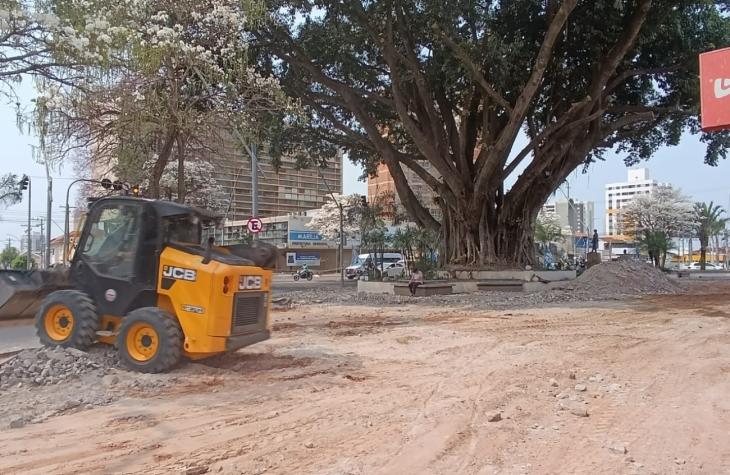 Piso da Praça ‘Saturnino de Brito’, a mais antiga da cidade, vai ser trocado para evitar acidentes, doenças e promover acessibilidade