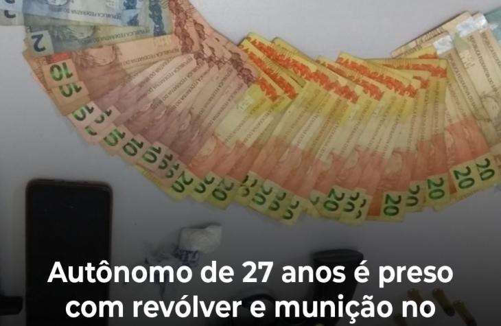 Autônomo de 27 anos é preso com revólver e munição no carro em Marília