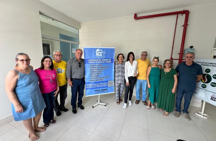  Deputada Dani Alonso anuncia R$200.000 para a Associação de Combate ao Câncer de Marília