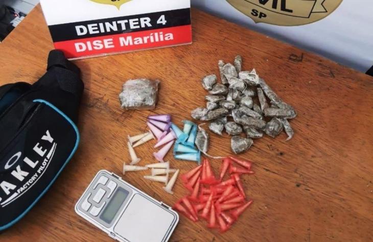 Polícia encontra ponto de tráfico de drogas no Santa Antonieta