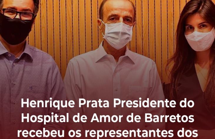 Henrique Prata  Presidente do Hospital de Amor de Barretos recebeu os representantes dos Hospitais da Oncologia Regional