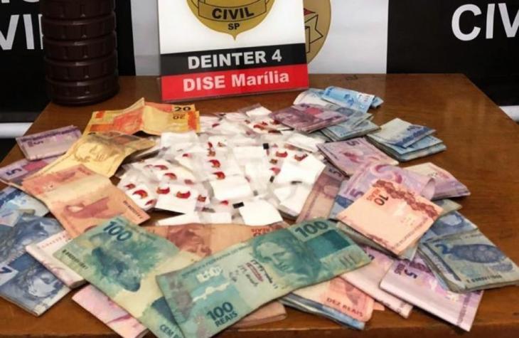 Comerciante é preso com cocaína e dinheiro em Echaporã
