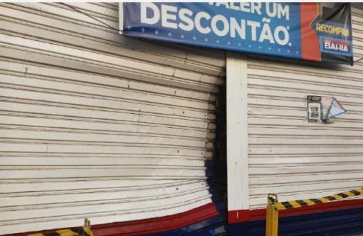 Furto na Casas Bahia de Marília levou 55 celulares e sete notebooks