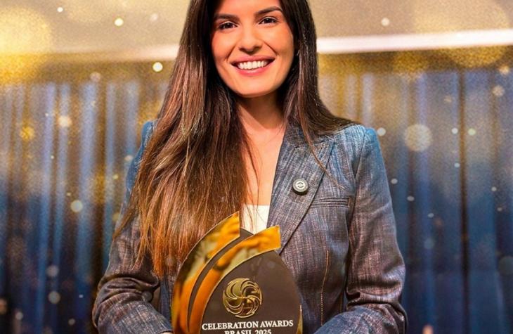 Dani Alonso recebe o Prêmio Destaque Parlamentar no Celebration Awards Brasil 2025
