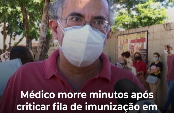 Médico morre minutos após criticar fila de imunização em Ribeirão Preto