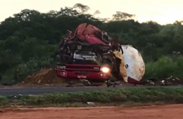 Caminhoneiro morre em acidente na rodovia SP-333 em Marília nesta Quarta-Feira