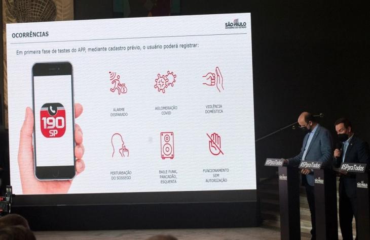 São Paulo lança aplicativos para acionar PM e Bombeiros