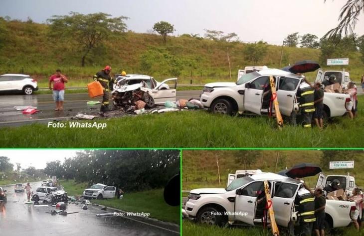 Acidente na SP-294 próximo a Quintana deixa duas pessoas mortas