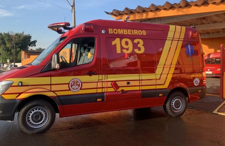 Motociclista fica ferida após um acidente em Tupã